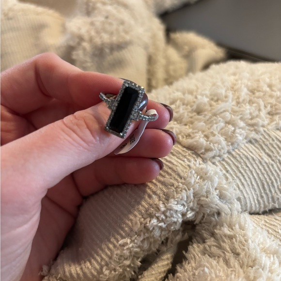 Bomb Party black onyx ring size 8 Baguettes are always a yes - Picture 2 of 3